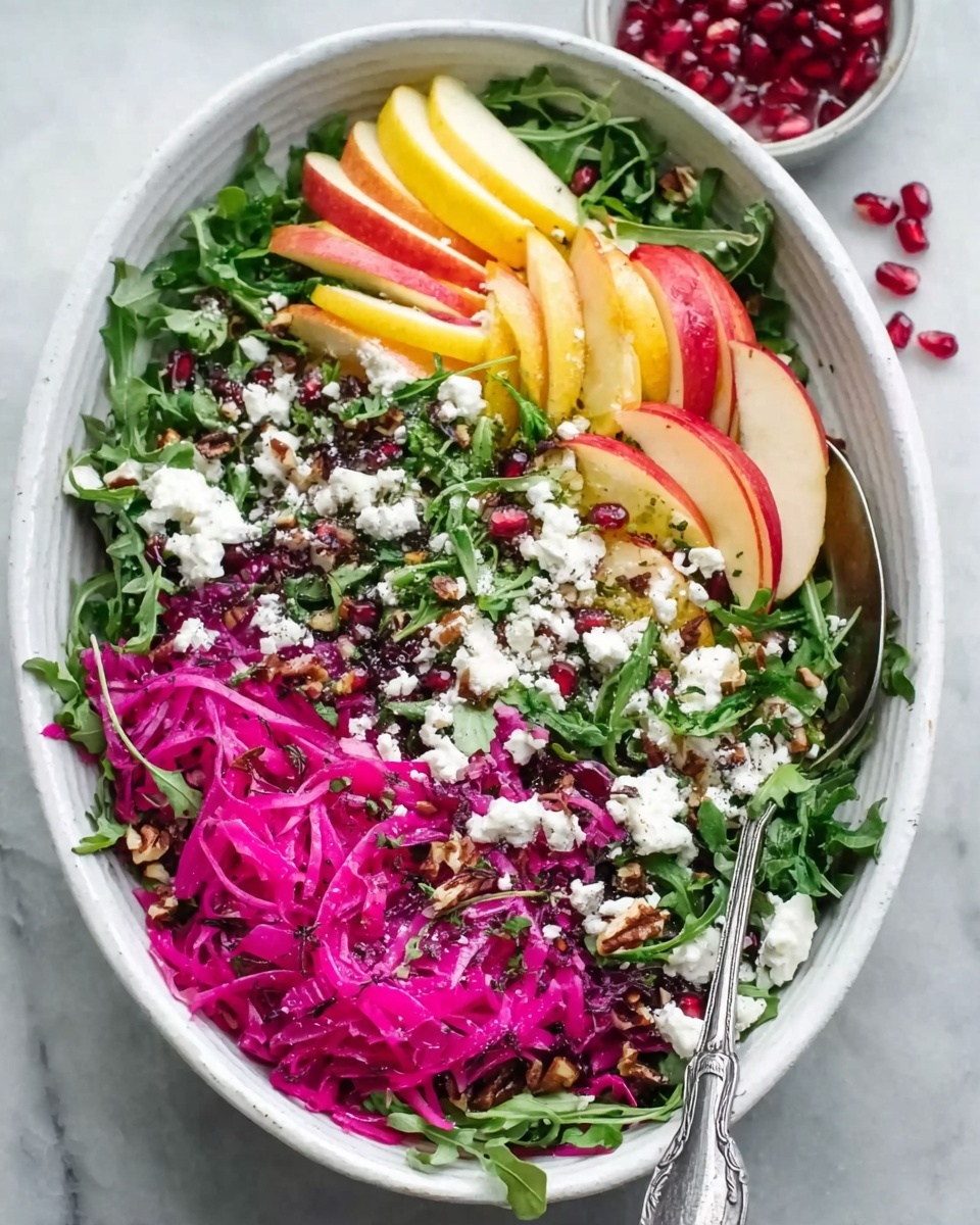 Winter Salad with Tangy Homemade Vinaigrette Recipe - Recipe Image