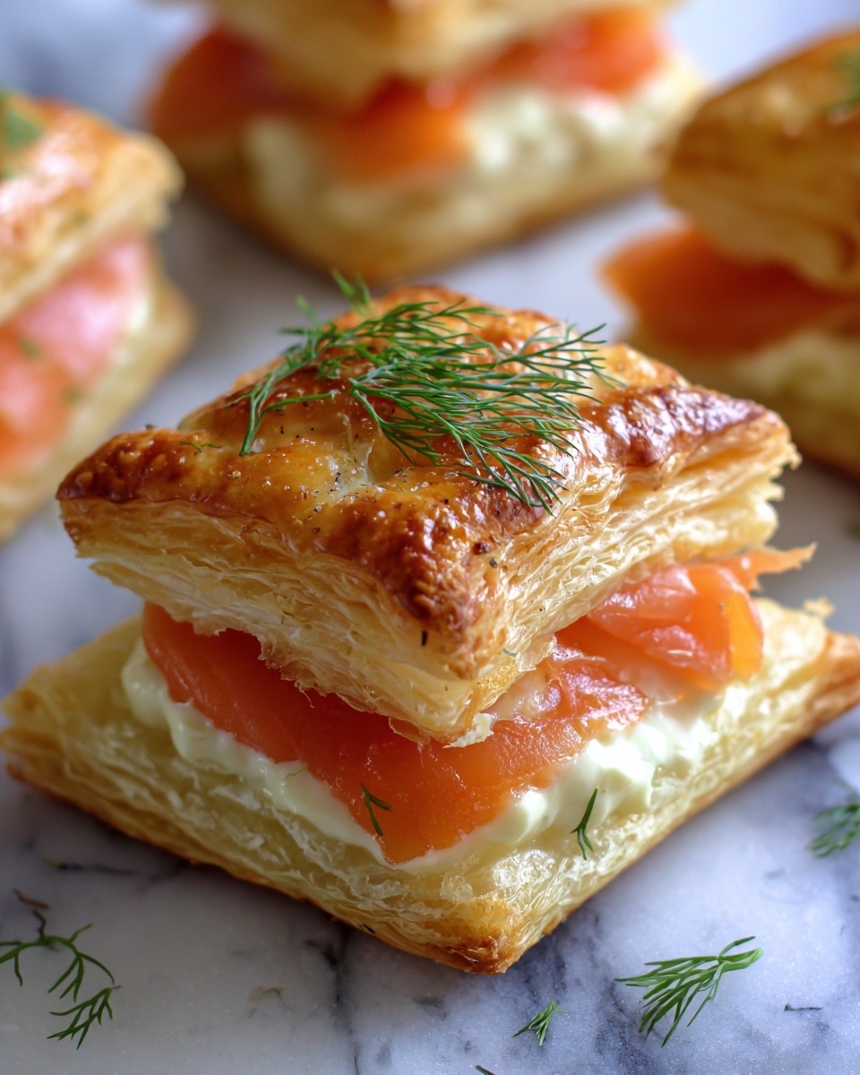 Hot Smoked Salmon and Dill Vol-au-Vents Recipe - Recipe Image