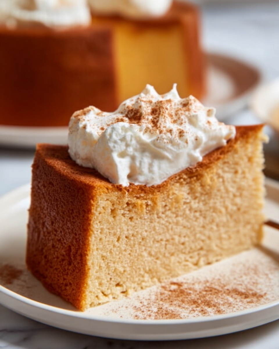 Pumpkin Angel Food Cake Recipe - Recipe Image