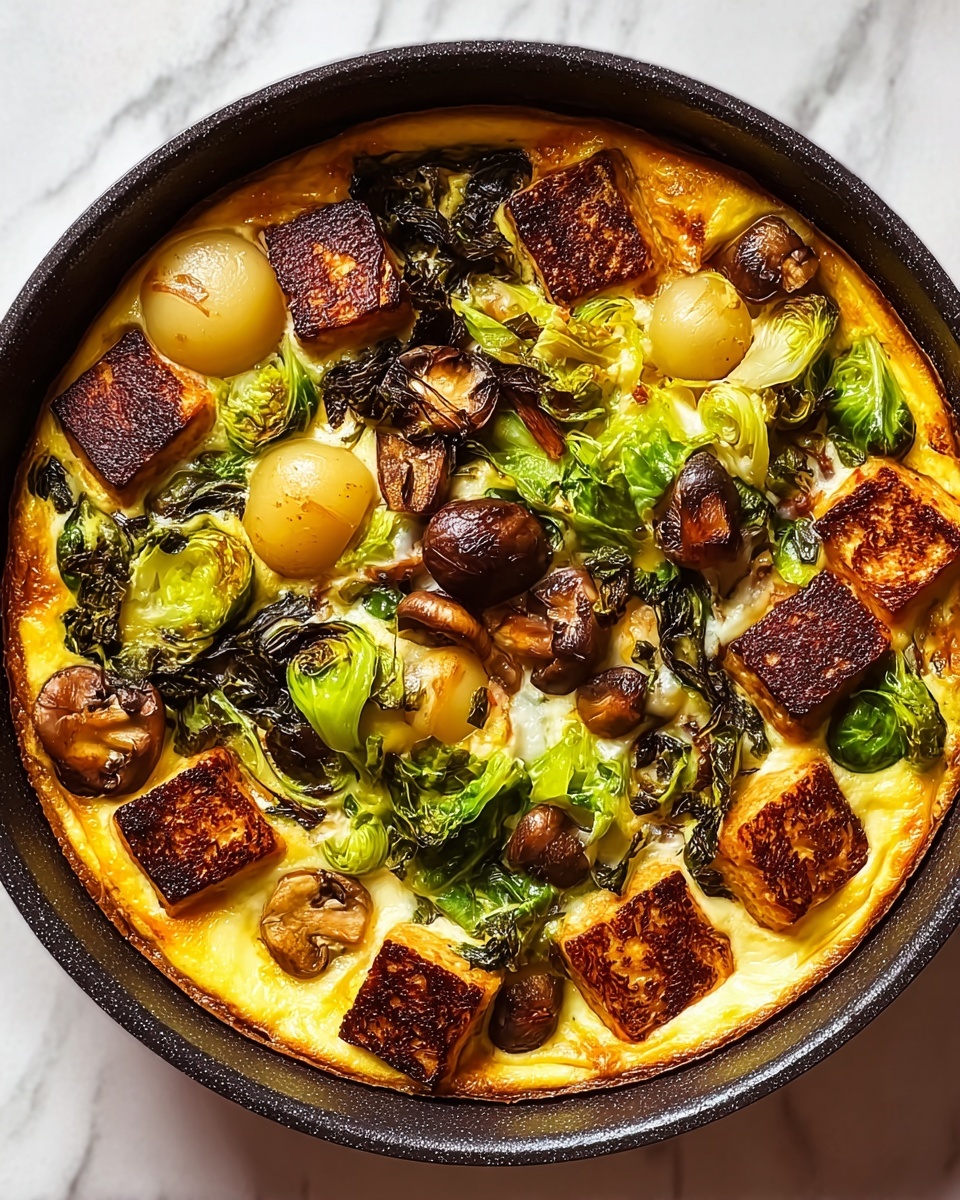 Baked Gnocchi with Brussels Sprouts and Leeks Recipe - Recipe Image