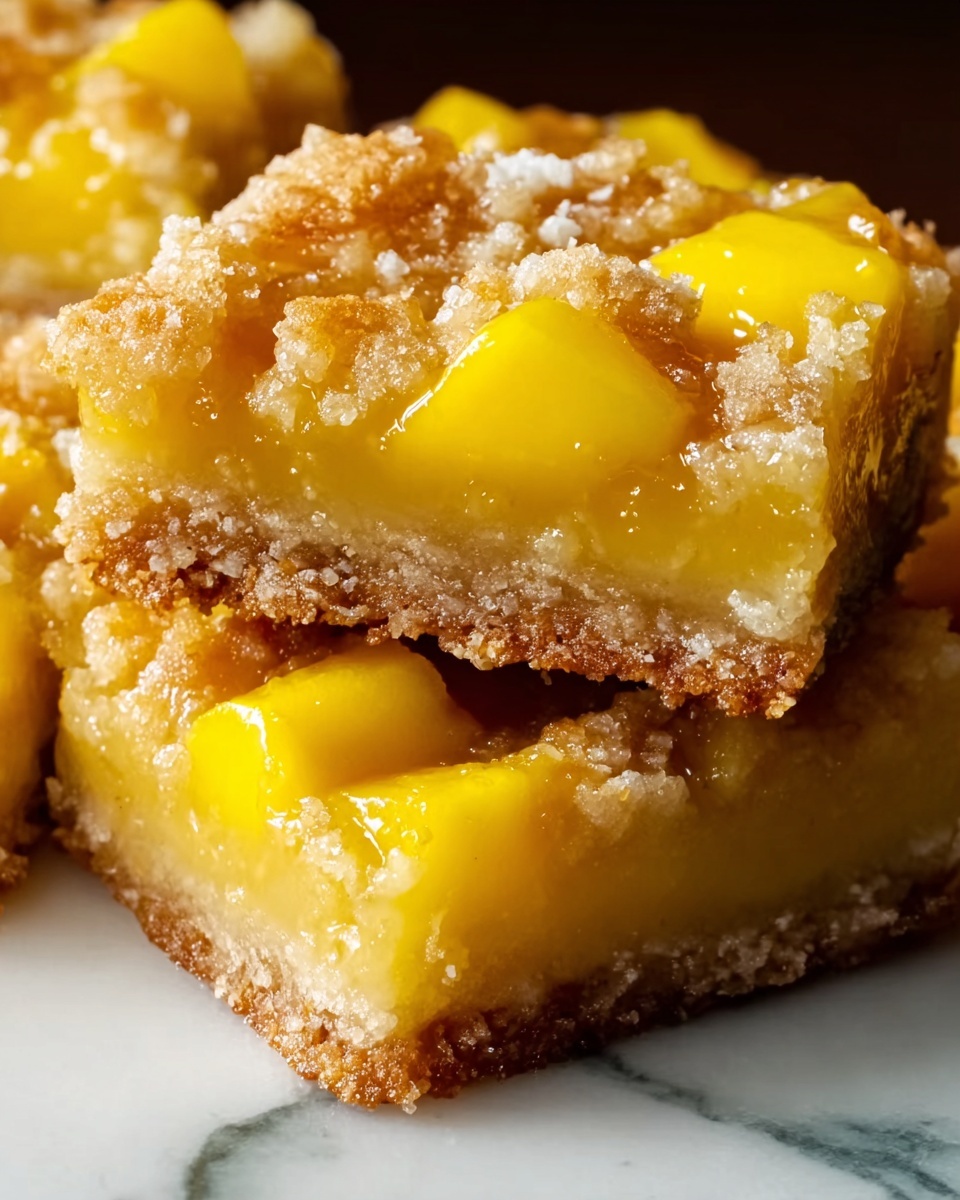 Mango Bars with Lime Glaze Recipe - Recipe Image