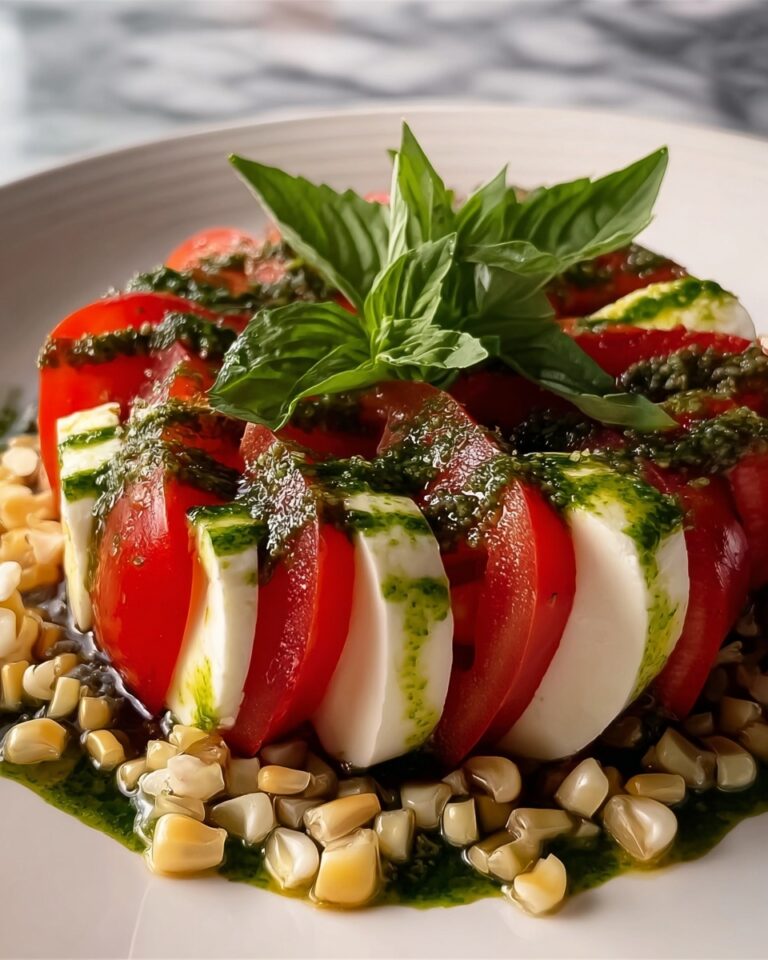 Fresh Corn and Tomato Caprese Salad Recipe