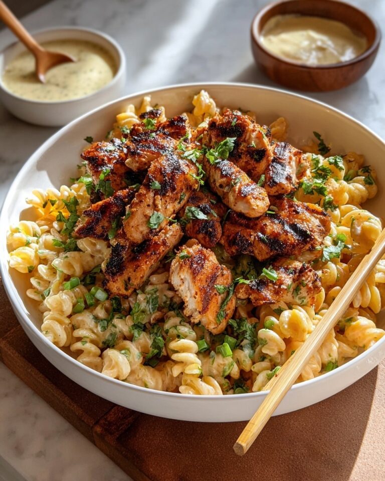 Buffalo Chicken Pasta Salad Recipe