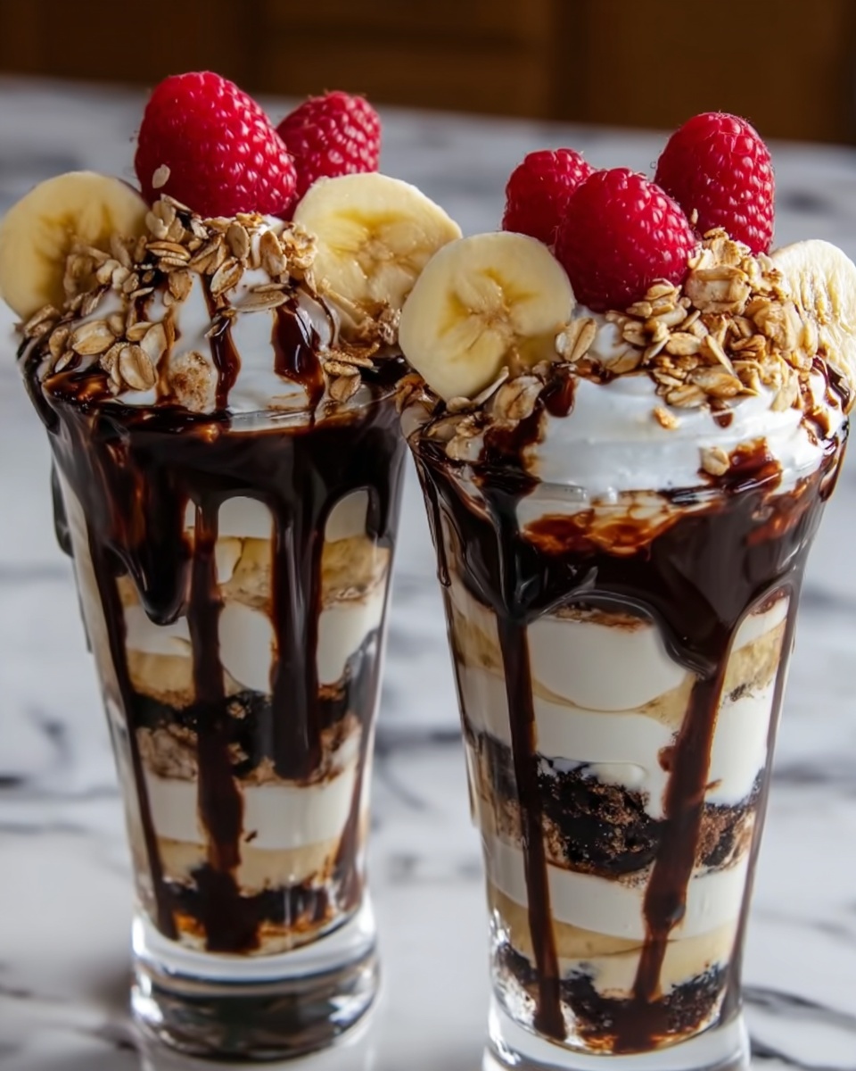 Banana Split Milkshakes Recipe - Recipe Image