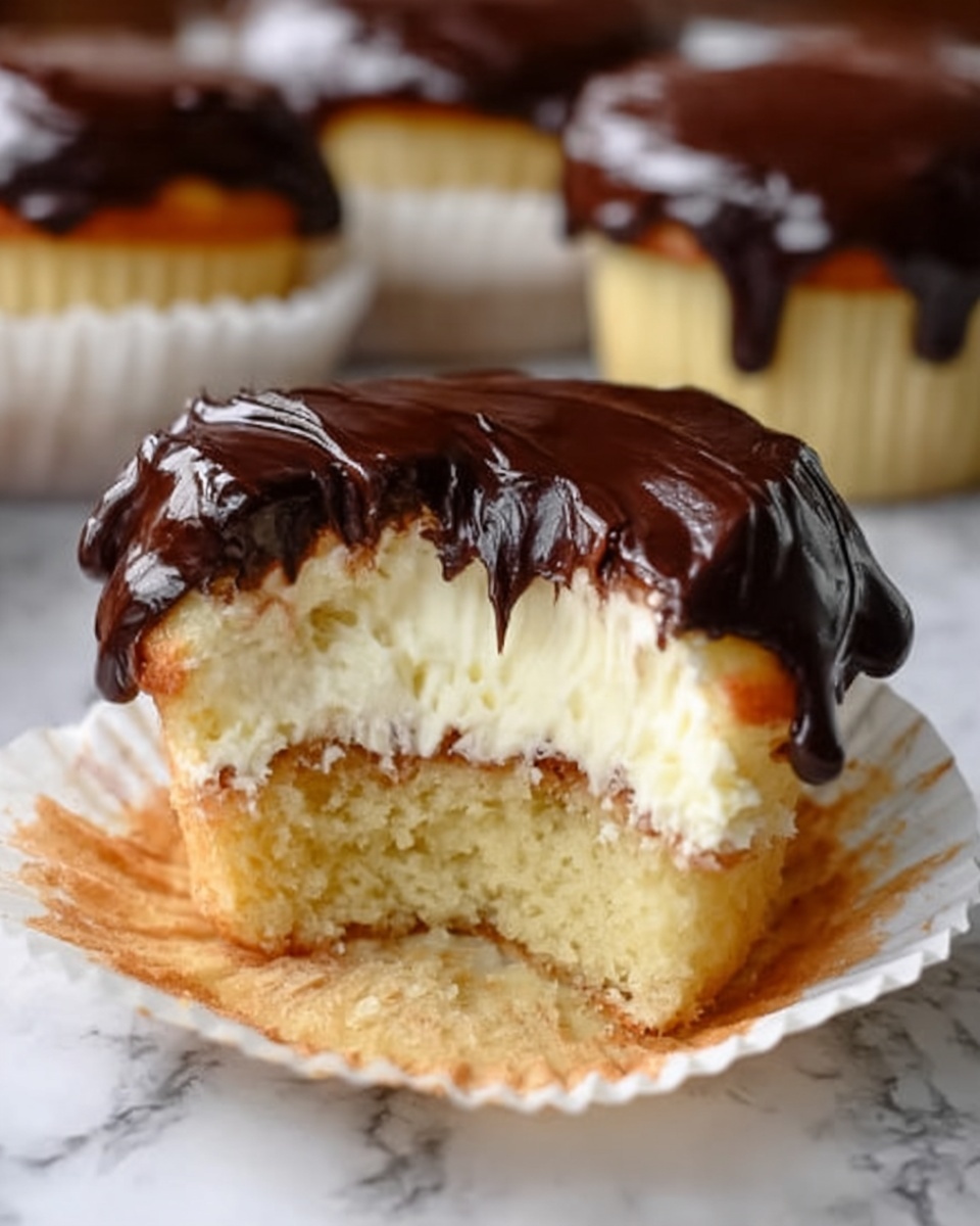 Daddy's Boston Cream Cupcakes Recipe - Recipe Image