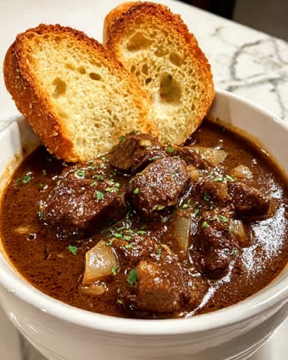 French Onion Beef Short Rib Soup Recipe - Recipe Image