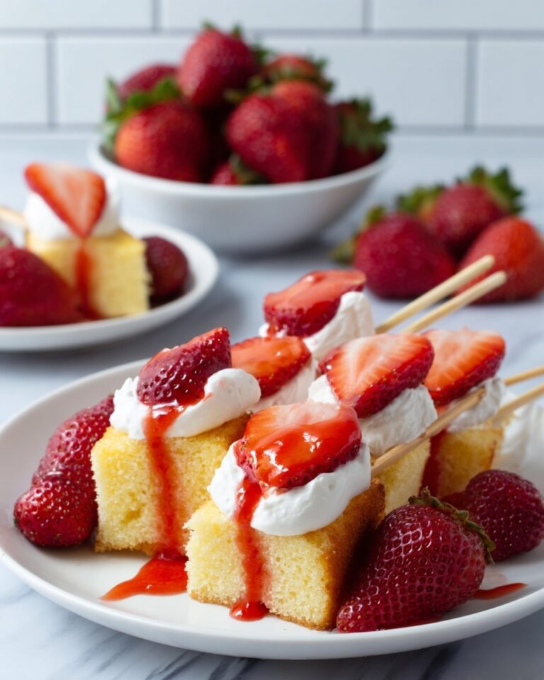 Strawberry Shortcake Kabobs Recipe
