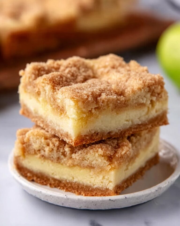 Apple Snickerdoodle Bars Recipe