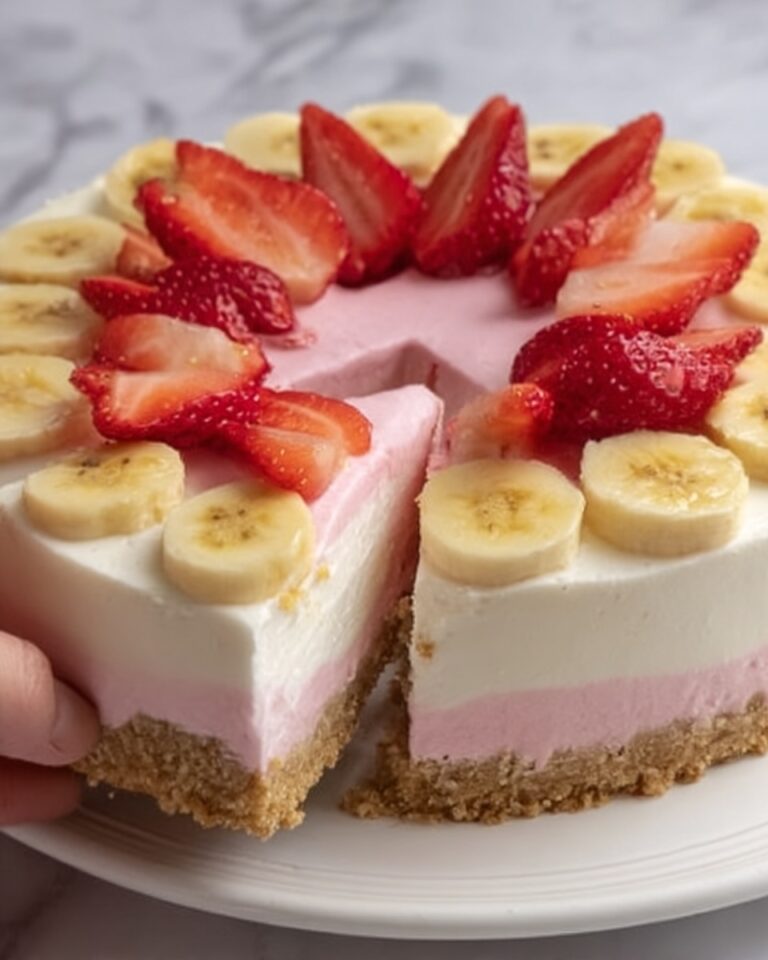 Strawberry Banana Delight Cheesecake Recipe