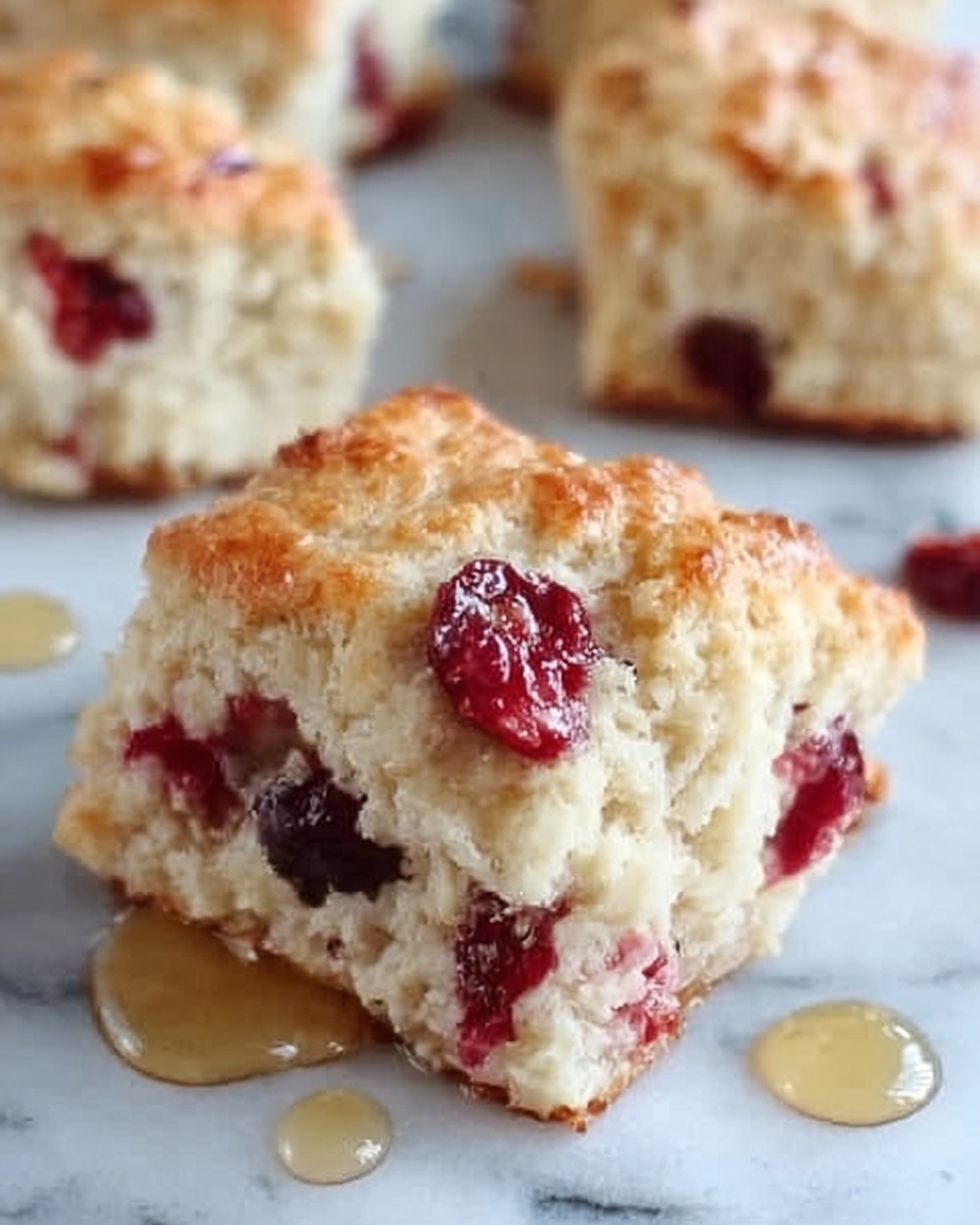 Cranberry Orange Swim Biscuits Recipe - Recipe Image