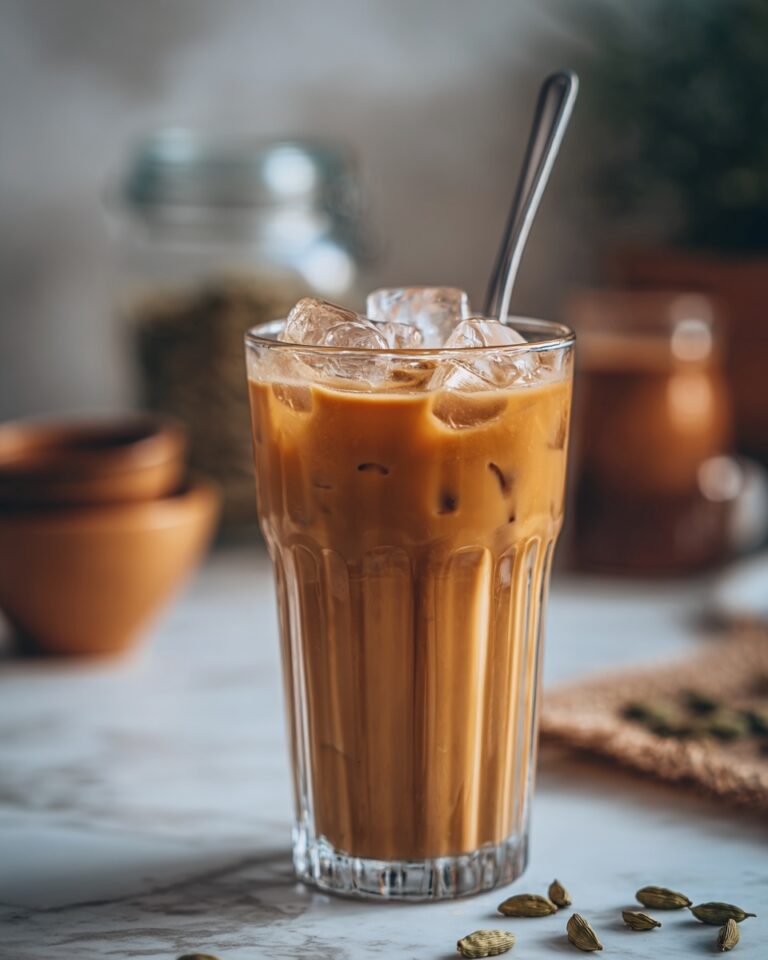 Cardamom Iced Latte with Honey Recipe