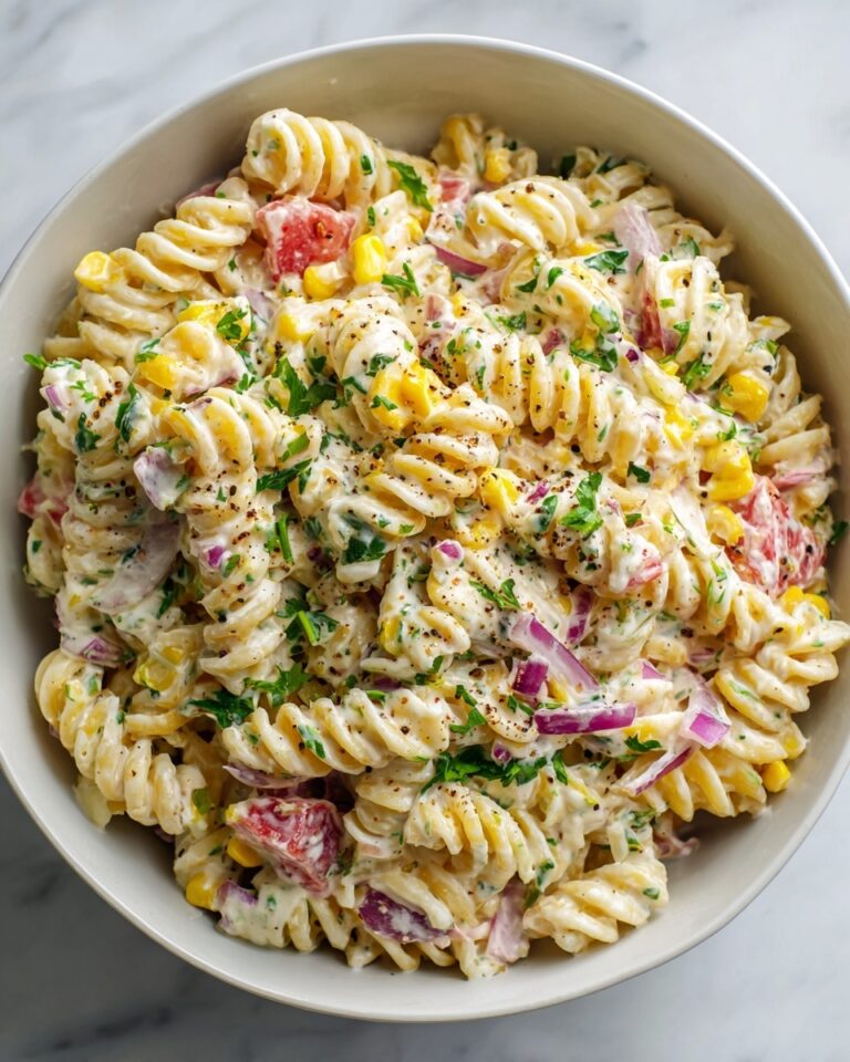 Mexican Street Corn Pasta Salad Recipe