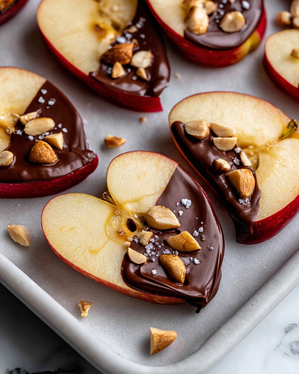 Chocolate Turtle Apple Slices Recipe - Recipe Image