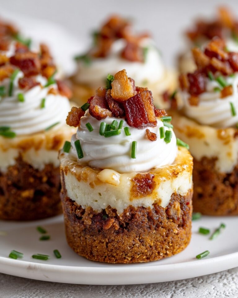 Mini Meatloaf Muffins with Mashed Potato Frosting Recipe