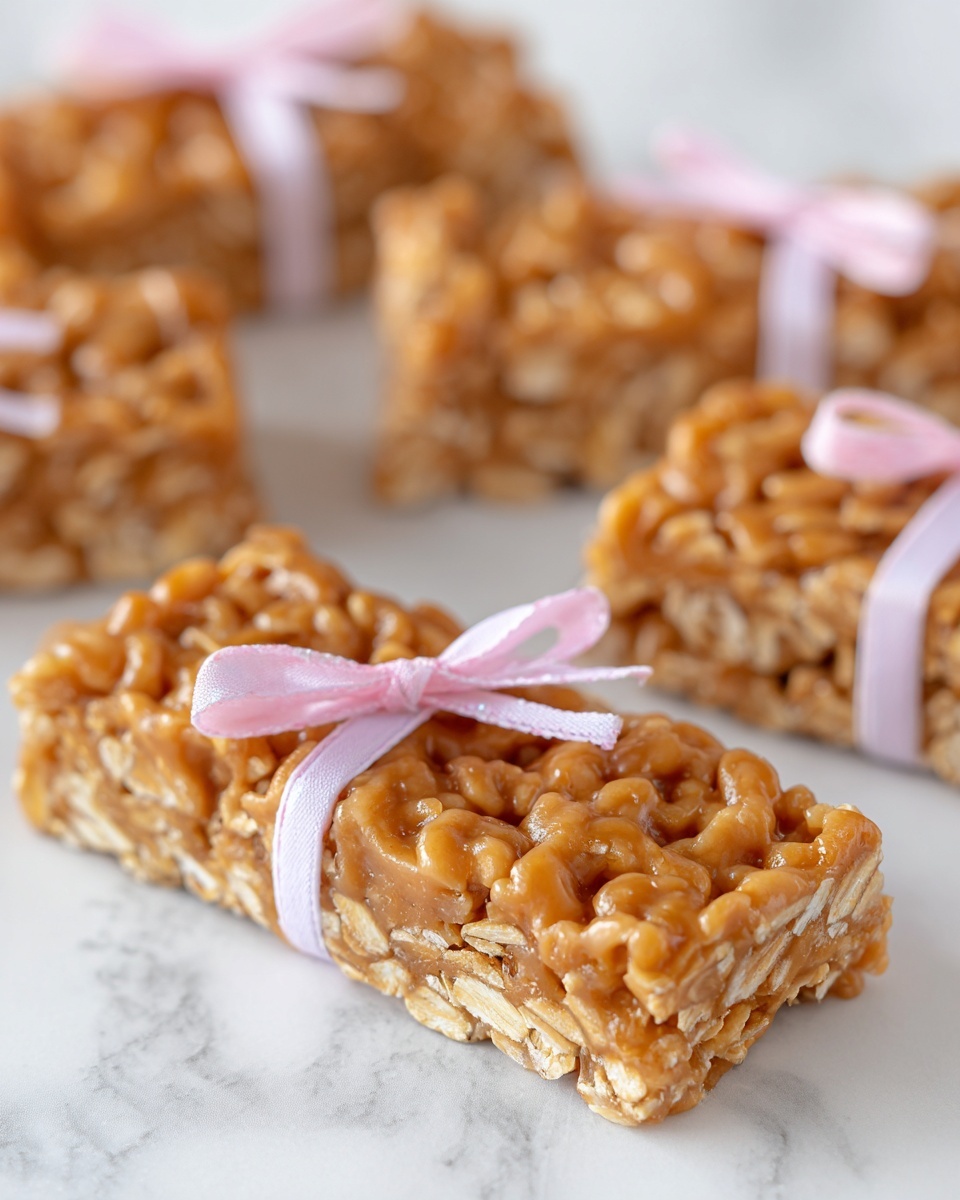 Easiest Microwave Chewy Peanut Butter Granola Bars Recipe - Recipe Image