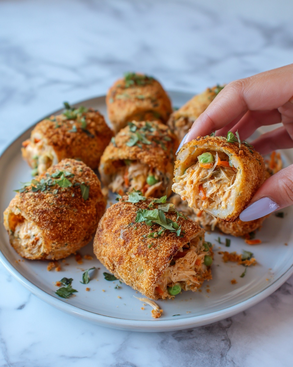 Chicken Pot Pie Croquettes Recipe - Recipe Image