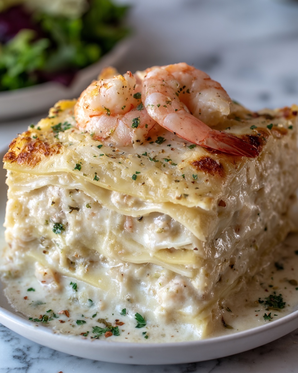 Seafood Lasagna with Shrimp & Crab Recipe - Recipe Image