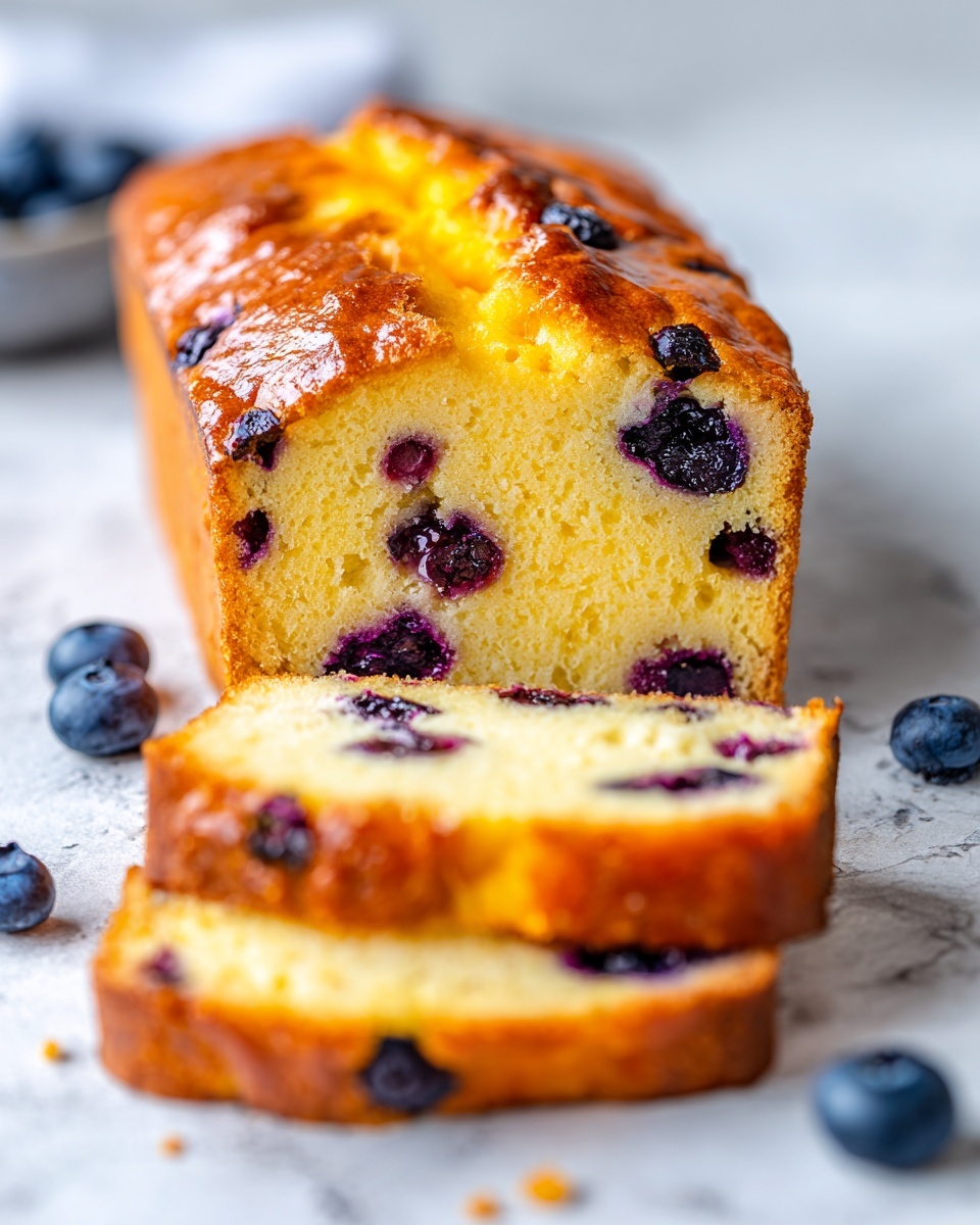 Blueberry Cream Cheese Bread Recipe - Recipe Image