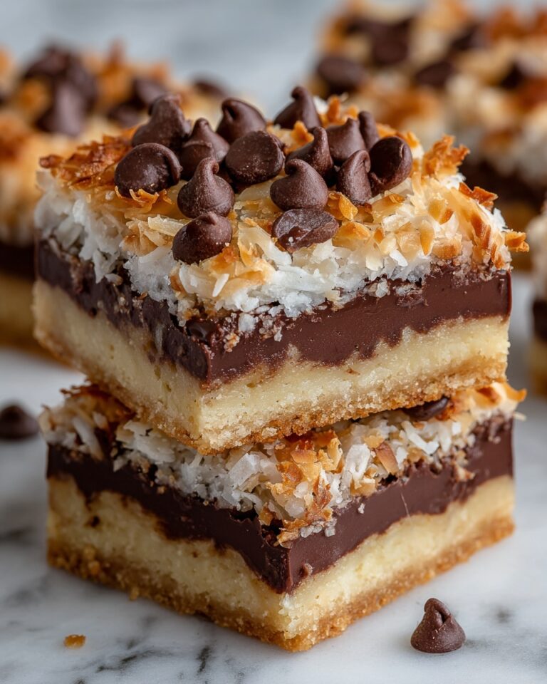 Coconut Toffee Chocolate Chip Cookie Bars Recipe