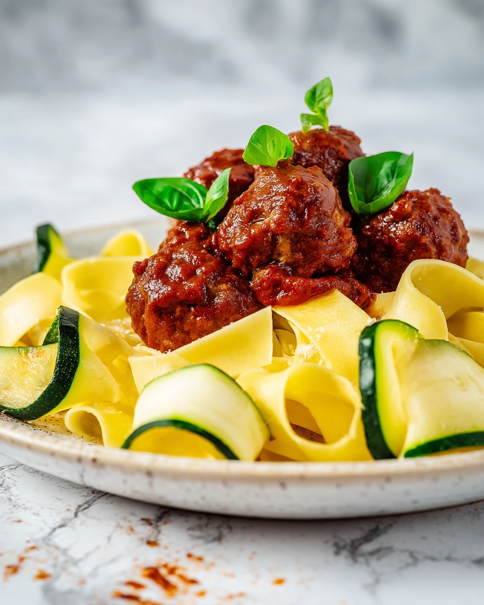 Zucchini Meatballs with Ground Beef Recipe - Recipe Image