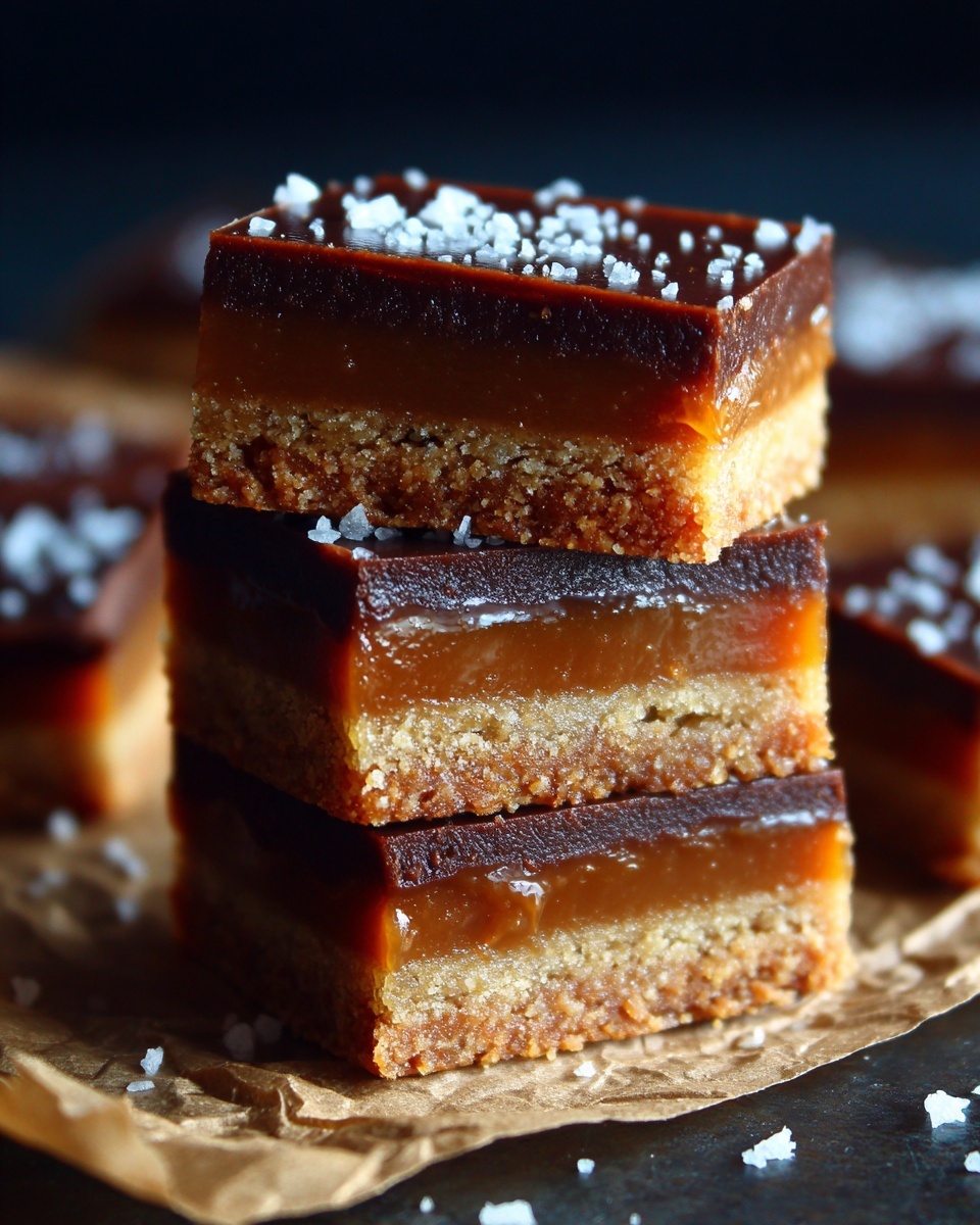 Nutella Stuffed Salted Caramel Blondies Recipe - Recipe Image