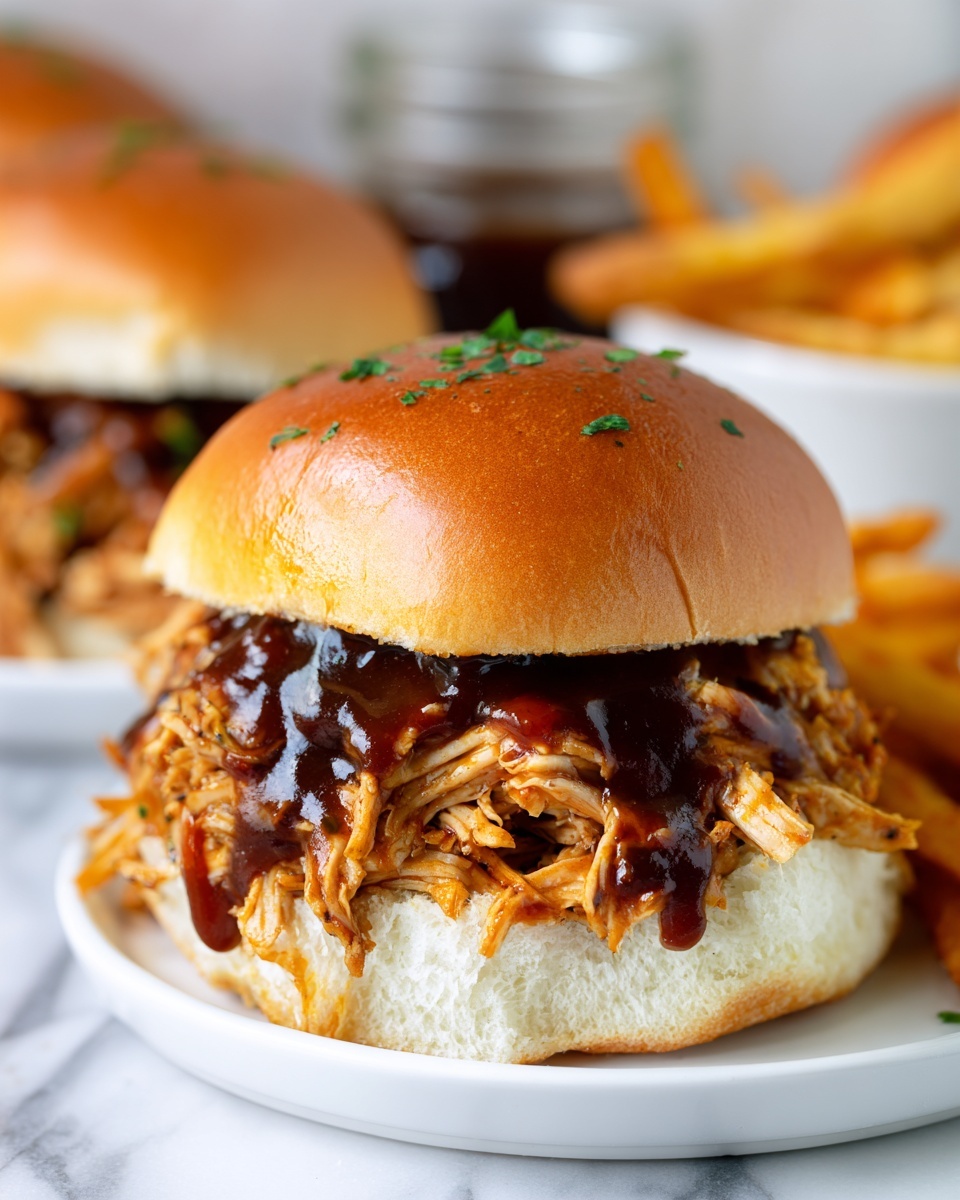 Slow Cooker Pulled BBQ Chicken Recipe - Recipe Image