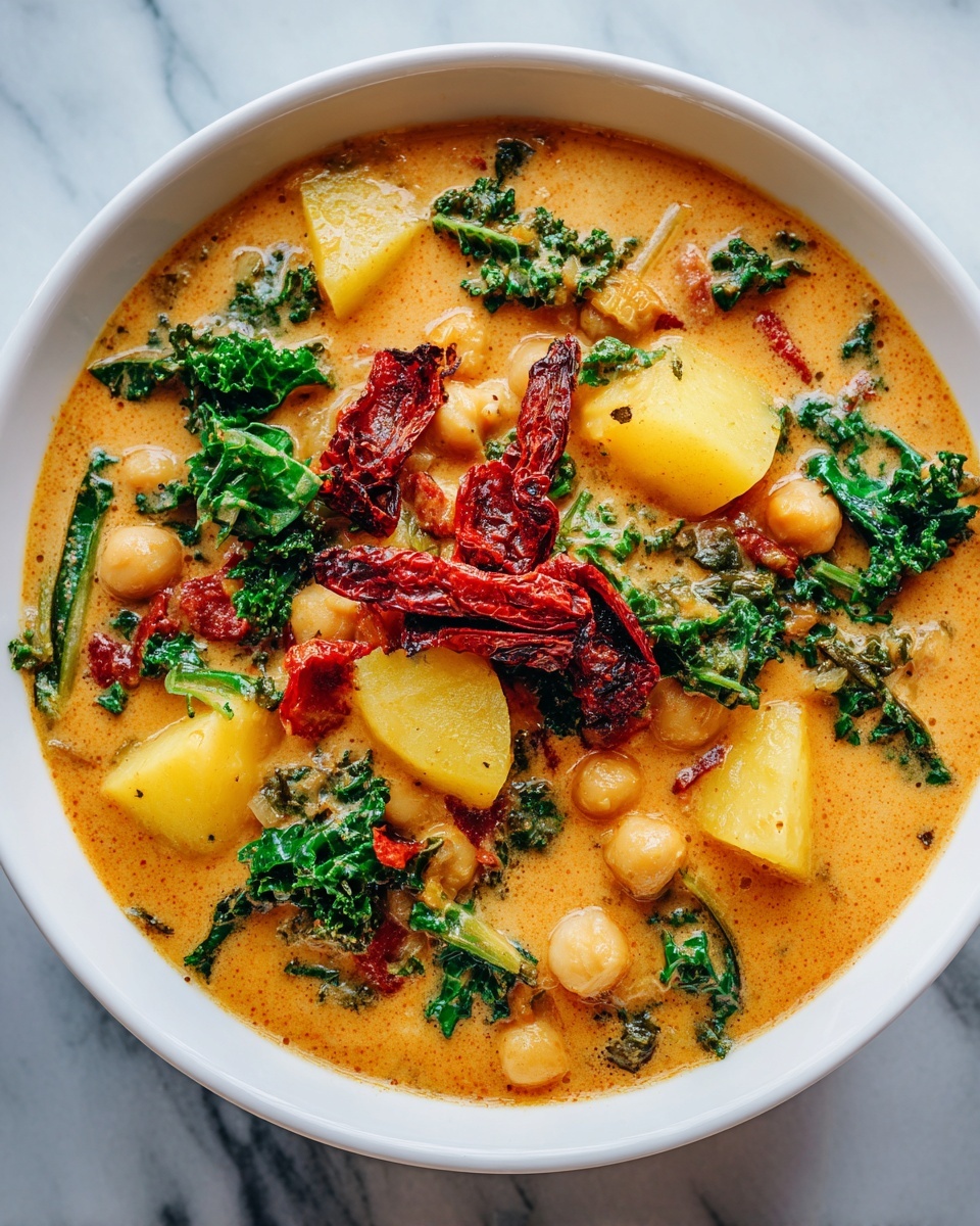 Creamy Tuscan Chickpea Soup Recipe - Recipe Image