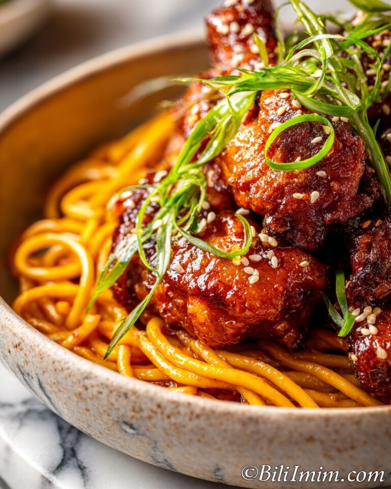Quick & Sassy Honey Garlic Chicken Lo Mein Recipe