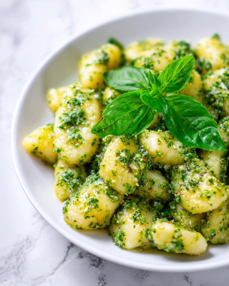 Creamy Lemon Pesto Gnocchi with Broccoli Recipe