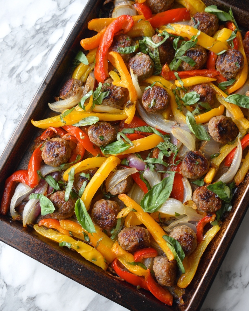 Sausage and Roasted Bell Peppers Recipe - Recipe Image