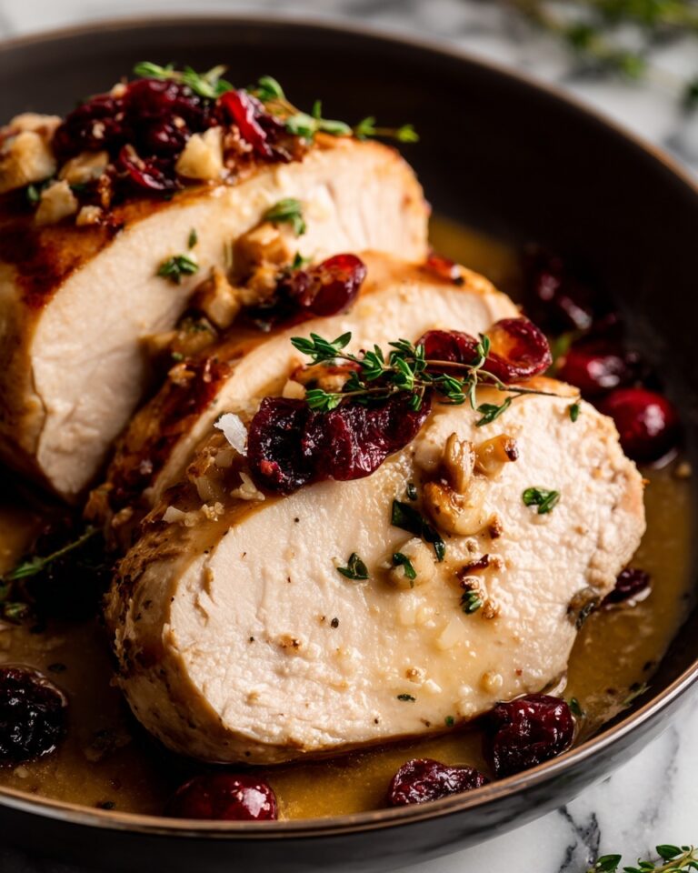 Impressive Cranberry Brie Stuffed Chicken Recipe