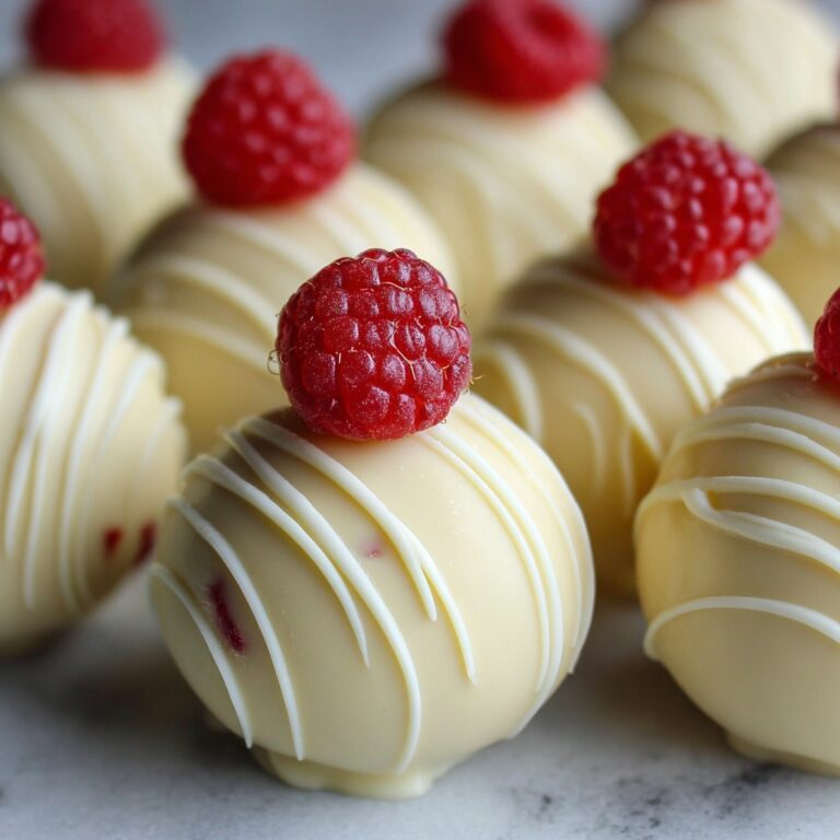 White Chocolate Raspberry Cheesecake Balls Recipe