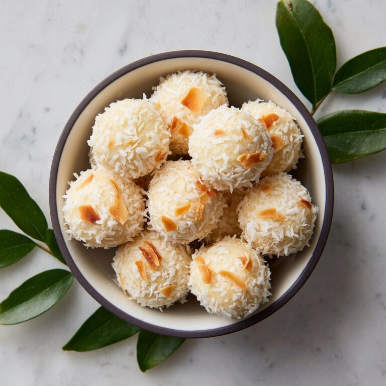 No-Bake Coconut Cream Balls Recipe