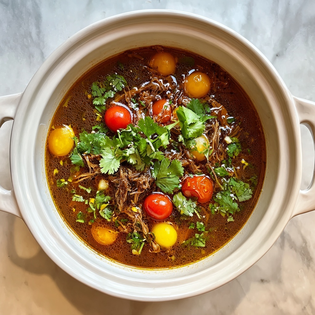 Coconut Red Curry Drip Beef Recipe - Recipe Image