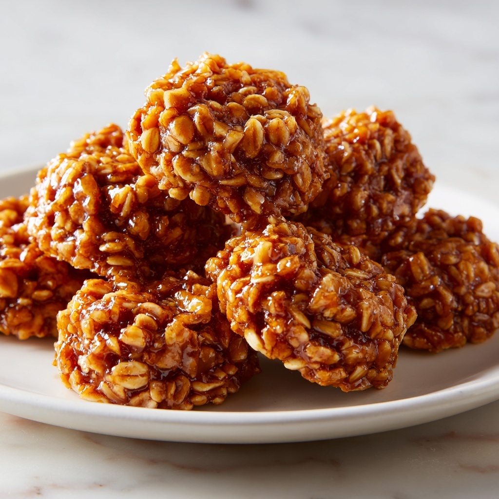 Creamy Peanut Butter No-Bake Cookies Recipe - Recipe Image