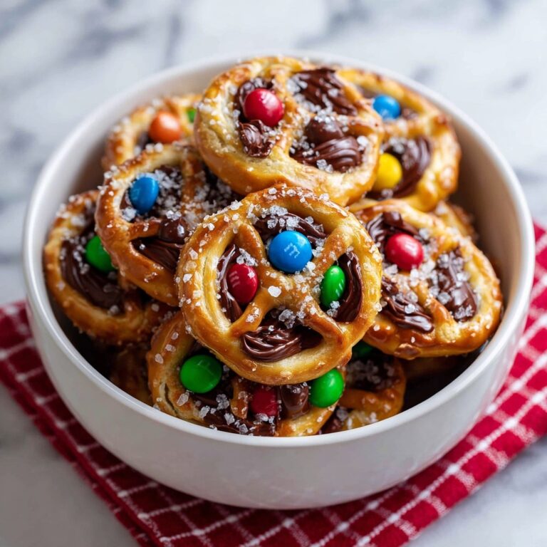 Rolo Pretzels with M&M Candies Recipe