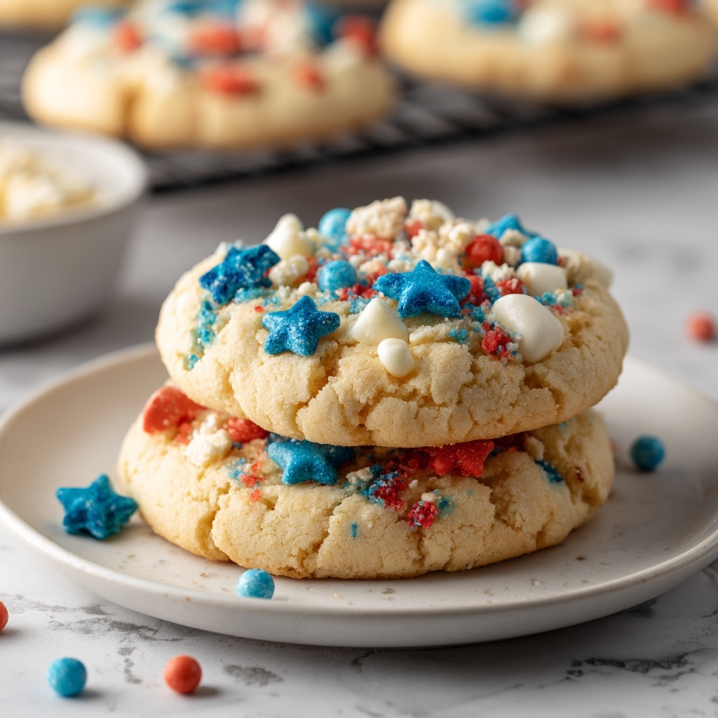 Festive 4th of July Cookies Recipe - Recipe Image