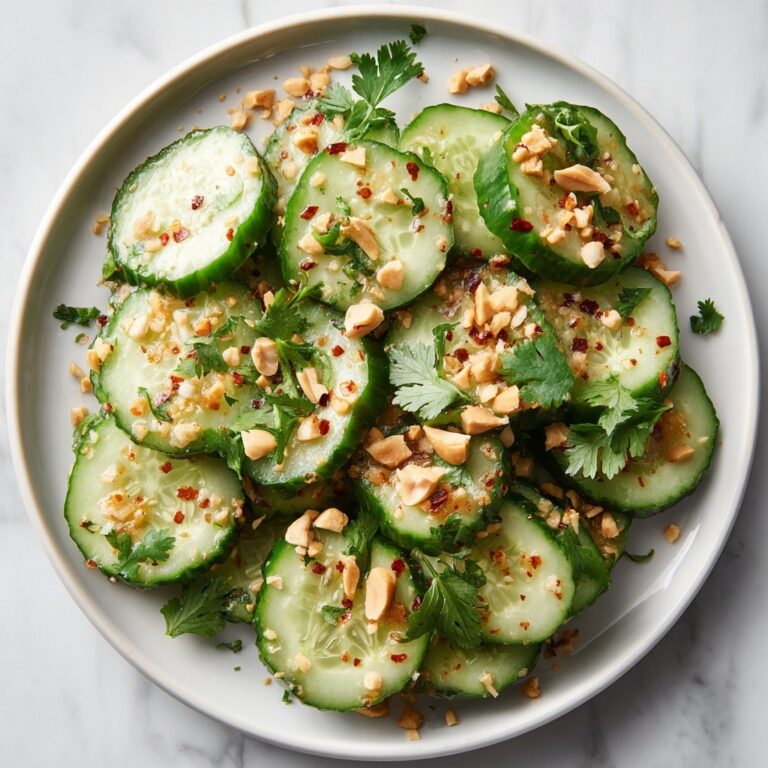 Peanut & Chili Oil Cucumber Salad Recipe