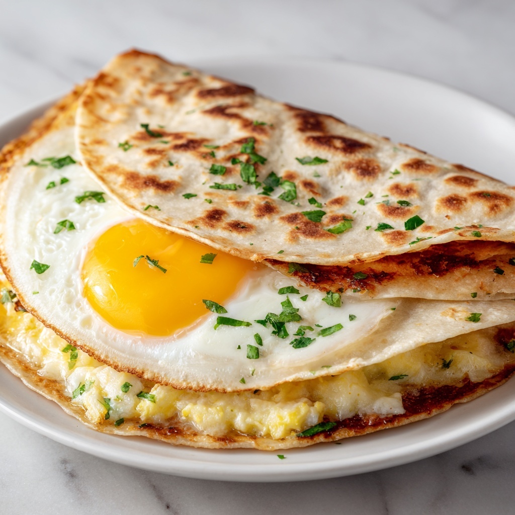 Cheesy Egg Quesadilla Recipe - Recipe Image