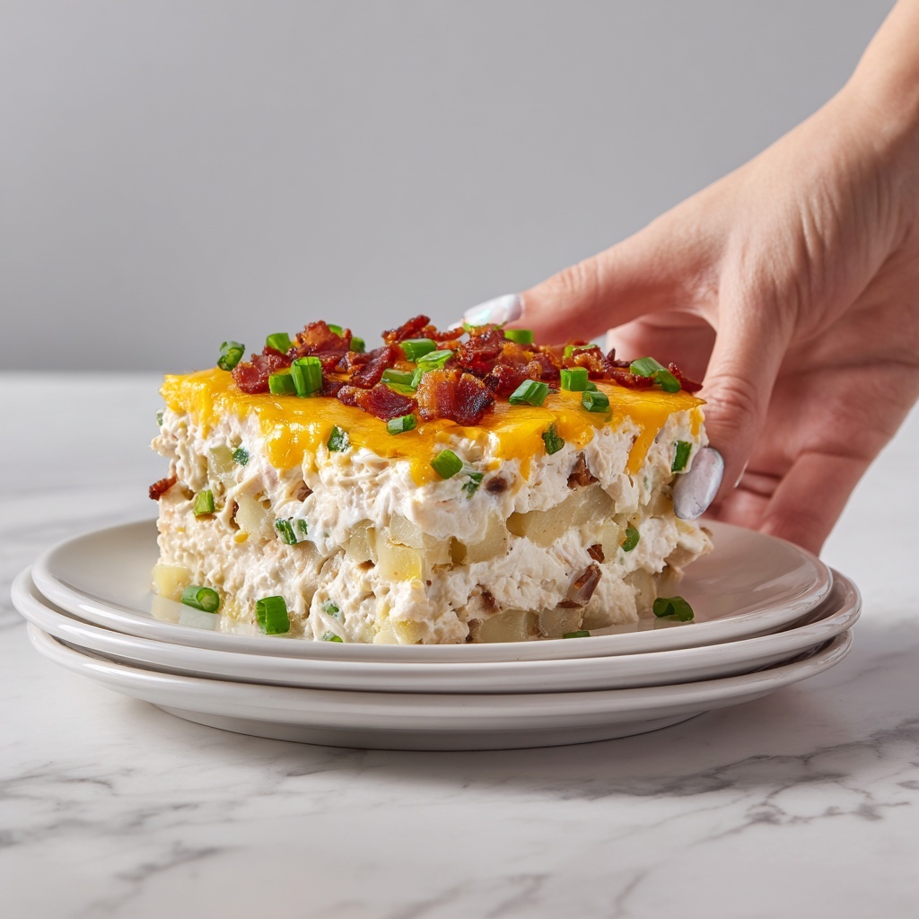 Loaded Potato Ranch Chicken Casserole Recipe - Recipe Image