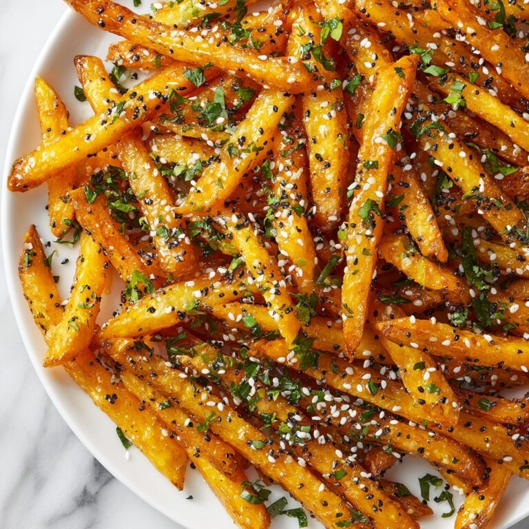 Spicy Garlic and Sesame Fries Recipe