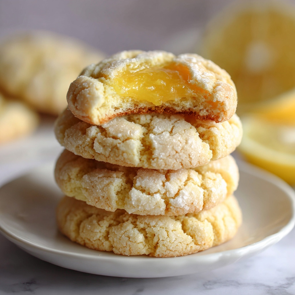 Lemon Curd Cookies Recipe - Recipe Image