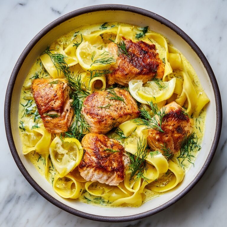 Citrus-Scented Pappardelle with Slow-Roasted Salmon Recipe