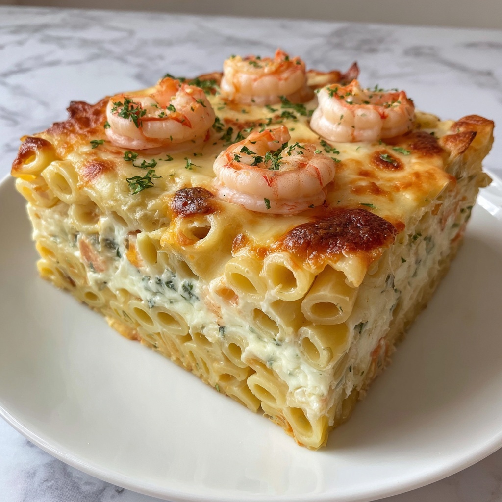Shrimp Scampi Pasta Bake Recipe - Recipe Image