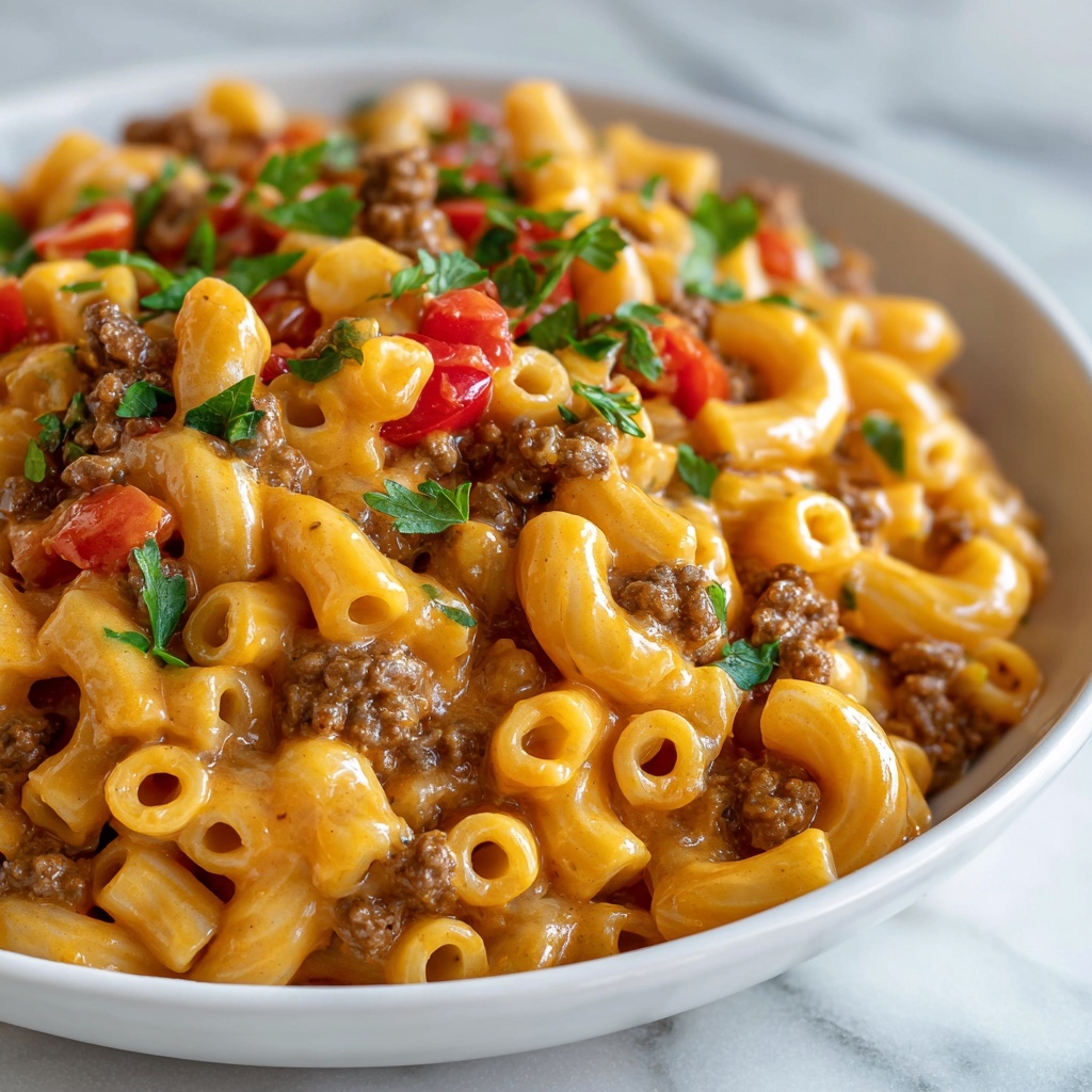 Cheesy Beef Taco Pasta Recipe - Recipe Image