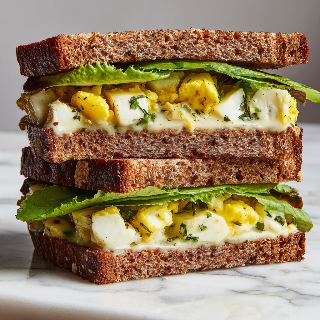 Creamy Egg Salad Sandwich Recipe - Recipe Image