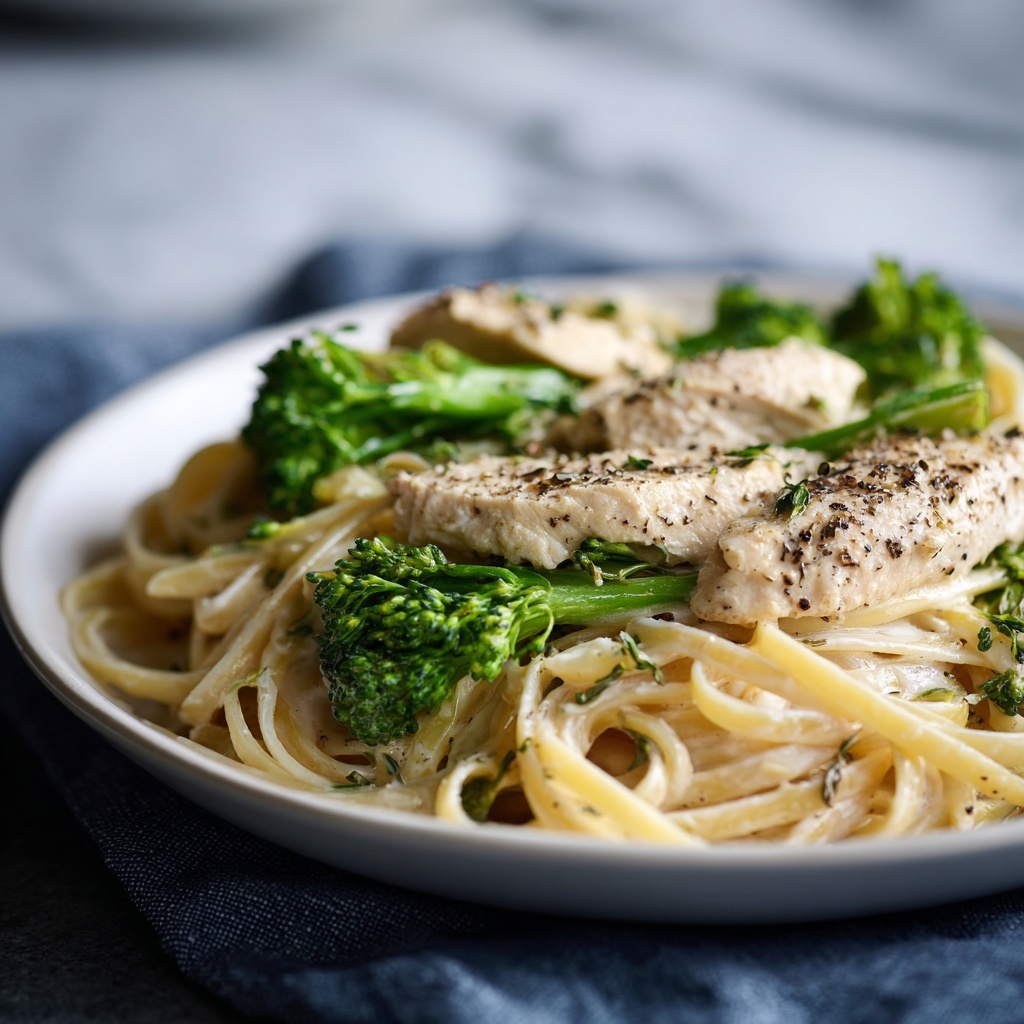 Easy Chicken Broccoli Alfredo for Busy Nights Recipe - Recipe Image