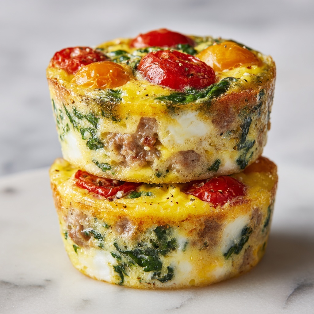 Veggie-Loaded Breakfast Frittata Cups Recipe - Recipe Image