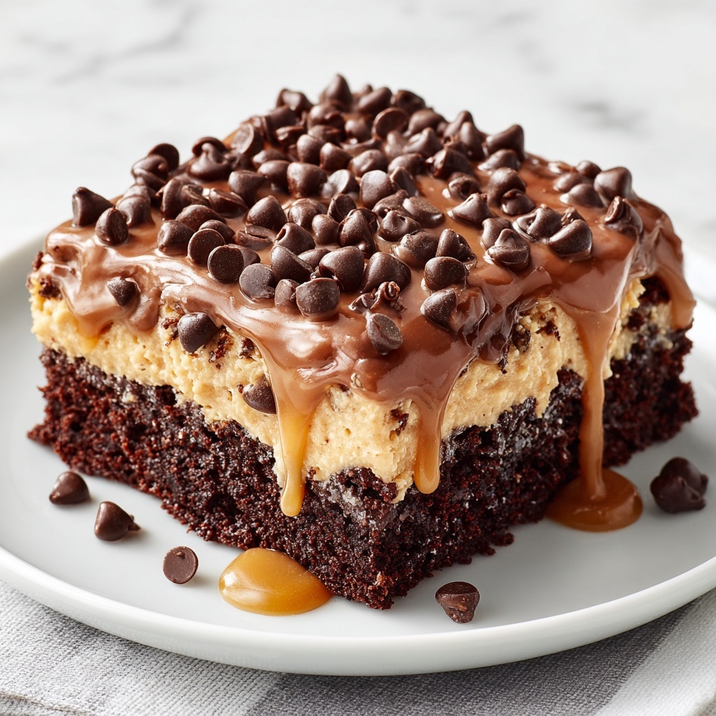 German Chocolate Poke Cake Recipe - Recipe Image