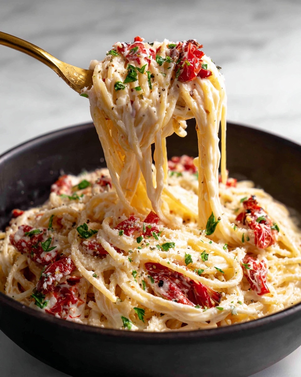 Creamy Chicken Spaghetti Bake Recipe - Recipe Image